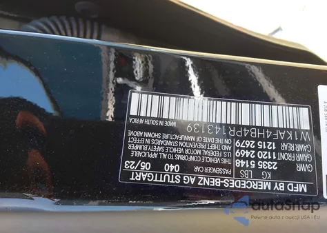 2023 Mercedes-Benz C 300 4Matic из США, поврежденный, VIN W1KAF4HB4PR143139